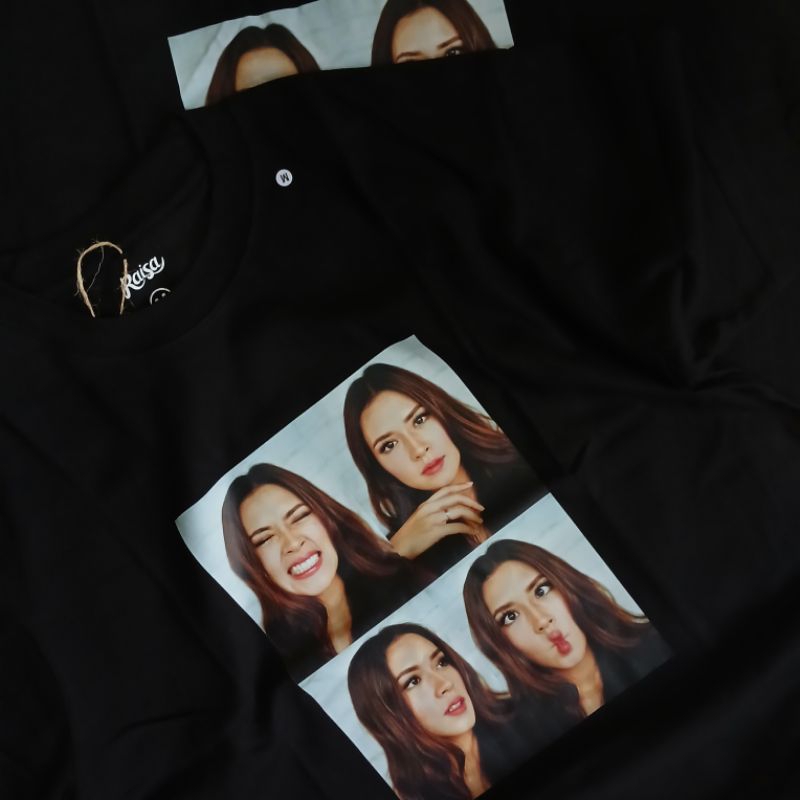 Jual Tshirt Raisa - Kolase Tee Black Official Merchandise | Shopee ...