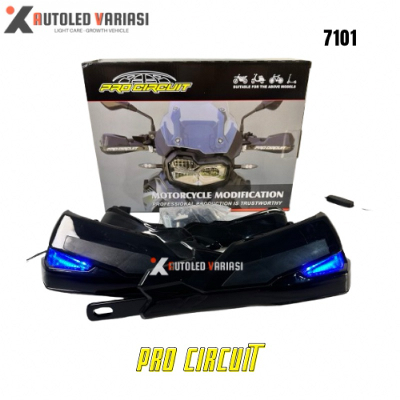 Jual Handguard Circuit Led 2 in 1 Proguard Trial New Model Universal ...