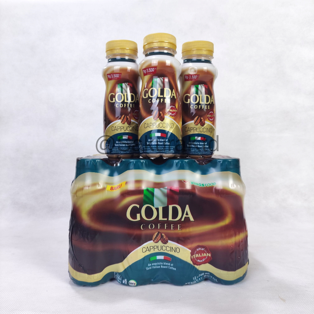 Jual 1 Pak - Golda Coffee 200 ml | Kopi Golda 12 botol | Cappucino ...