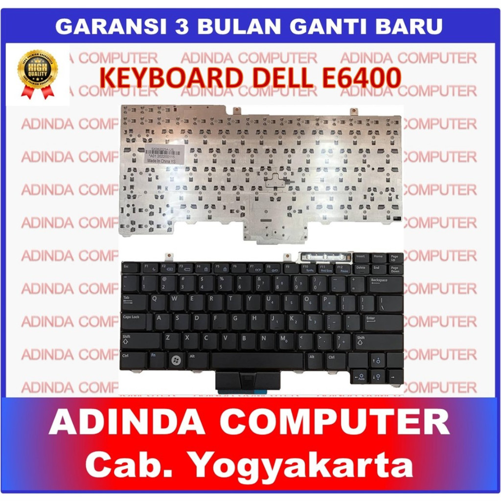 Jual Keyboard Dell Latitude E6400 E5410 E5510 E6410 E6500 E6510 E5400 ...