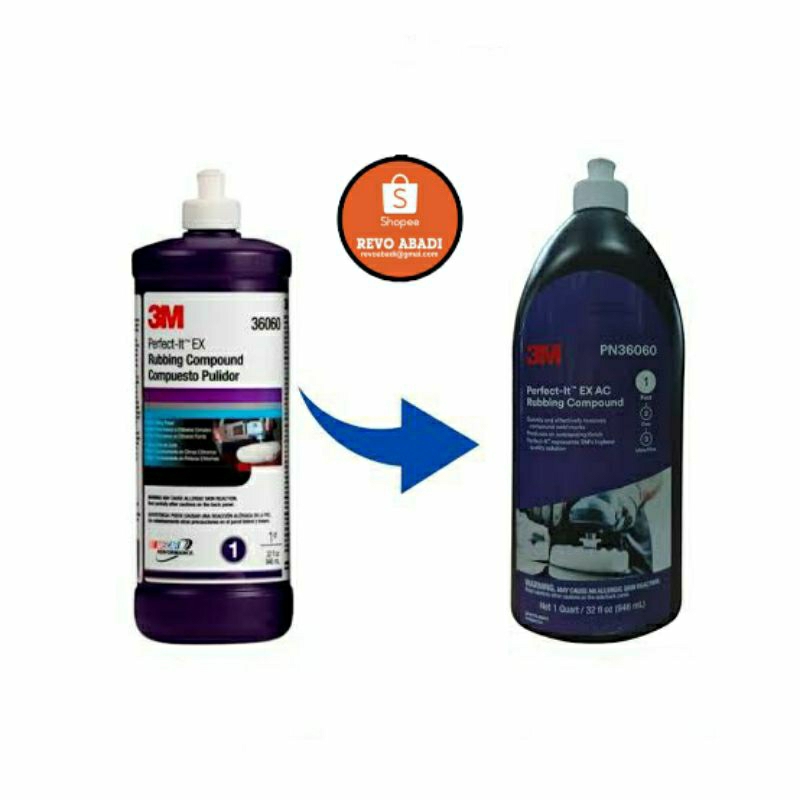 Jual 3M 36060 Perfect-It EX Rubbing Compound/ Kompon 3M 946 ml | Shopee ...