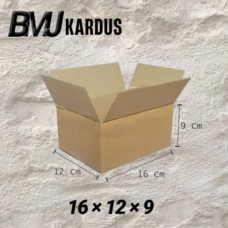Jual kardus packing ukuran 16x12x9 | Shopee Indonesia