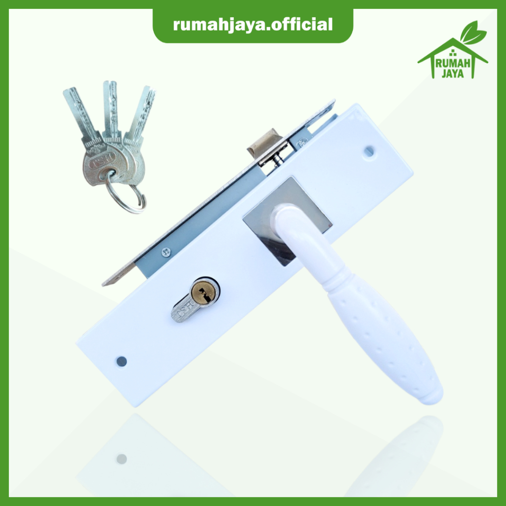 Jual RJO - Handle Pintu Komplit Ukuran Tanggung 20 cm / Gagang Pintu ...