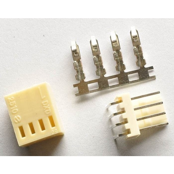 Jual 1set Molex KF2510 2P 2 Pin 2Pin 2.54mm Header Terminal Connector ...