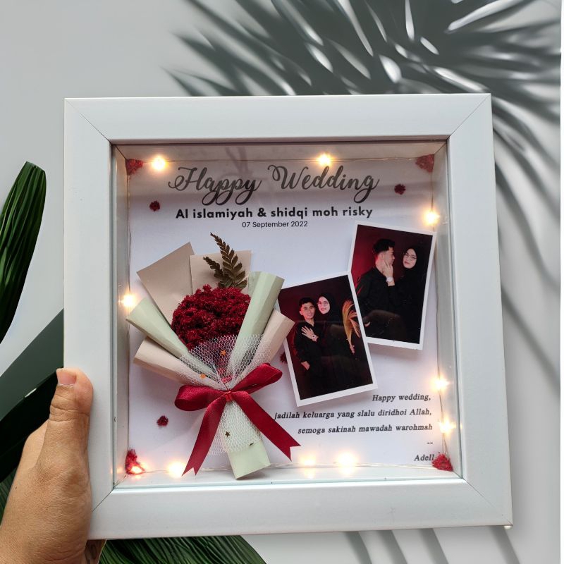 Jual TERLARIS !! Kado frame 3D uk 20x20cm, kado termurah! Kado ...