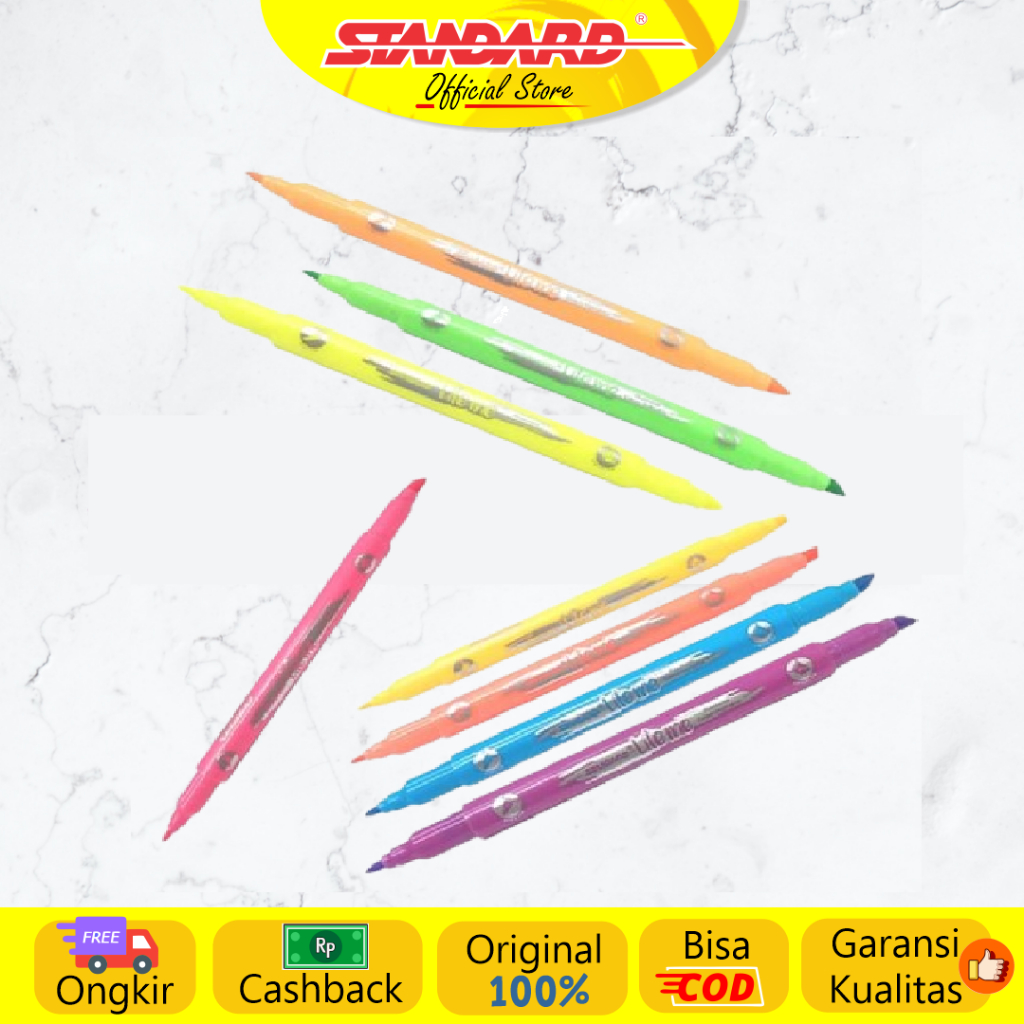 Standard - Lite Me Dualtip  ( Highlighter / Text Marker / Penanda Warna ) (3)