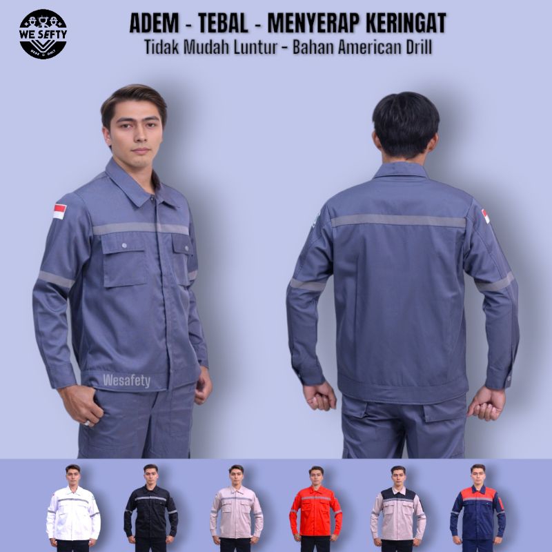 Jual ABU POLOS - Workware & Uniform Atasan Baju seragam kerja Lengan ...