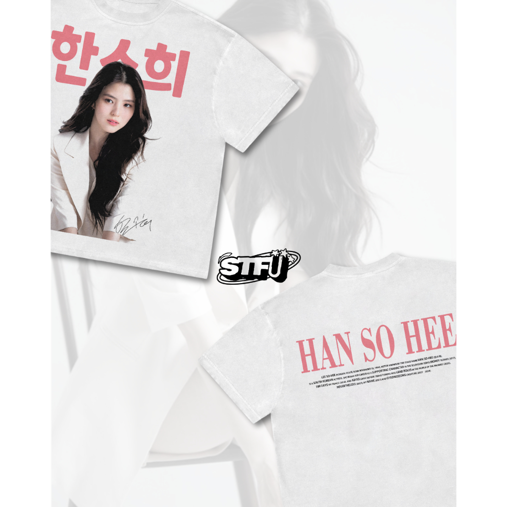 Jual Kaos HAN SO HEE Oversized T-Shirt - STFU | Shopee Indonesia