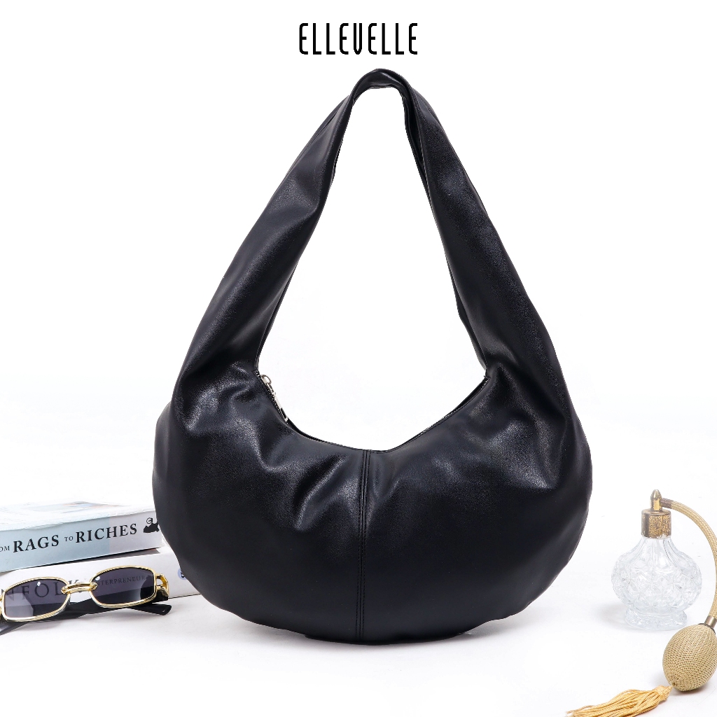 Jual Ellevelle - Helstea Shoulder bag wanita / Handbag wanita Hitam ...