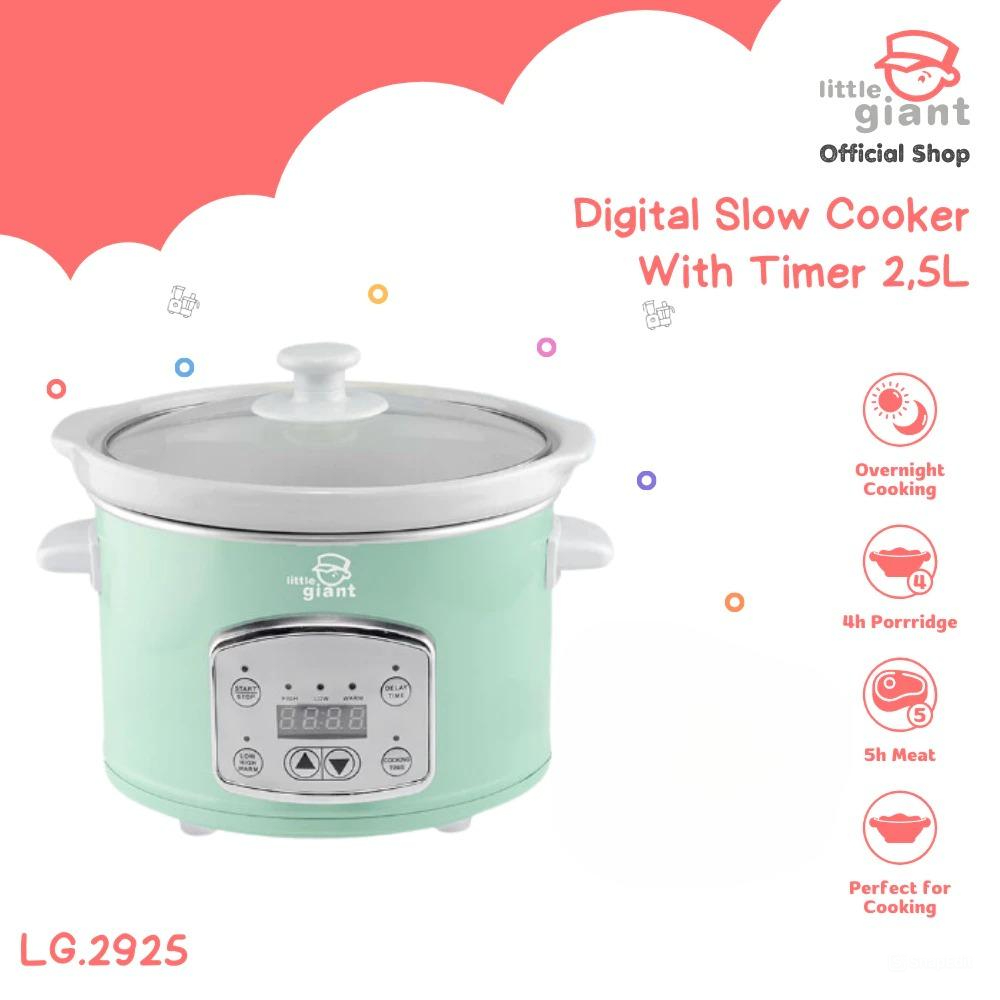 Jual Little Giant Digital Slow Cooker + Timer 2,5L - Slow Cooker Mpasi ...