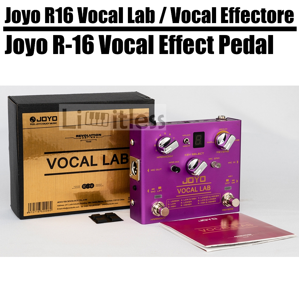 Jual Joyo R16 Vocal Lab / Vocal Effector Joyo R-16 R 16 Vocal Effect ...