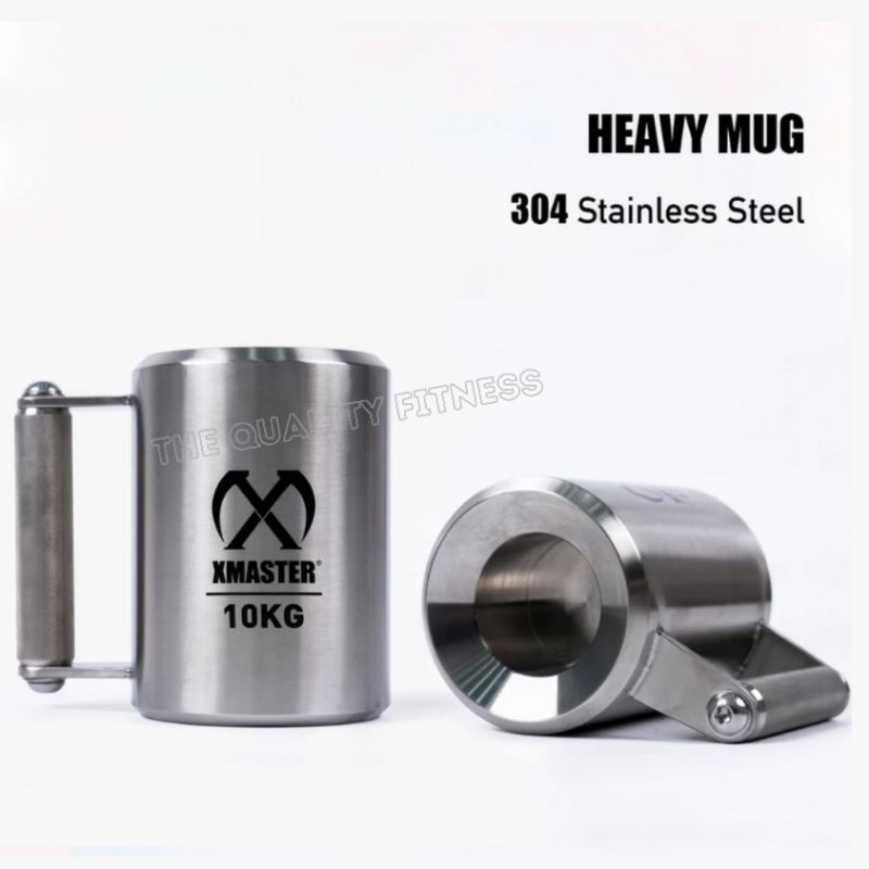 Jual XMASTER Heavy Mug, 10kg Stainless Steel, Engraved Logo