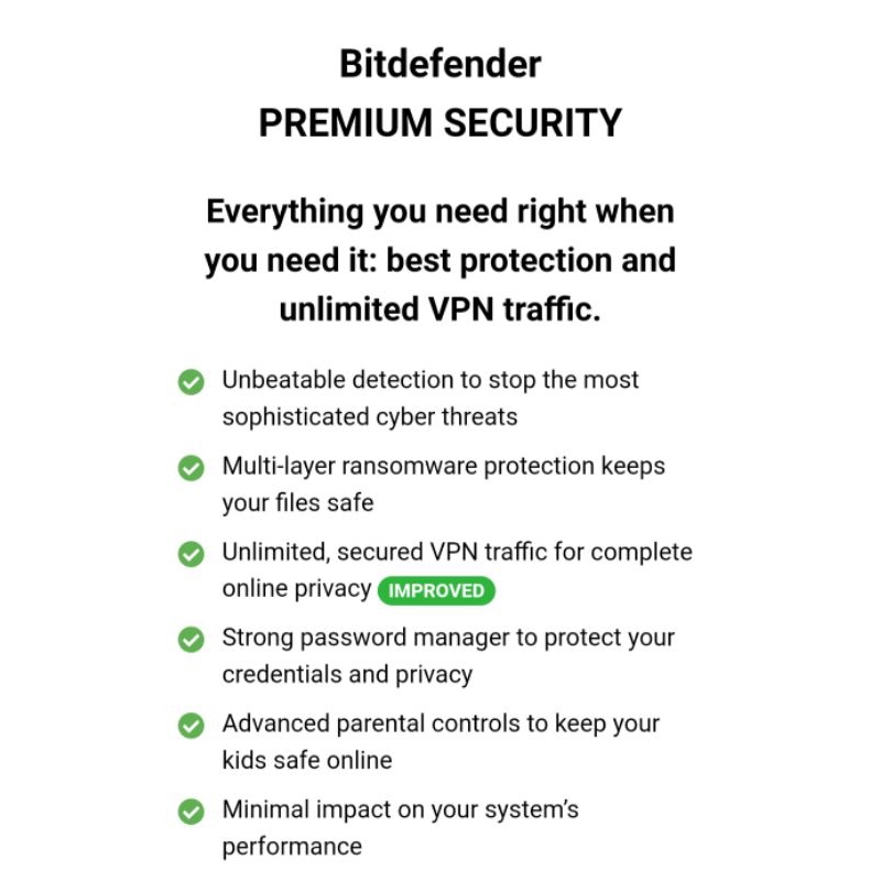 Jual Bitdefender Premium Security for 10 Device - 1 Year Original ...
