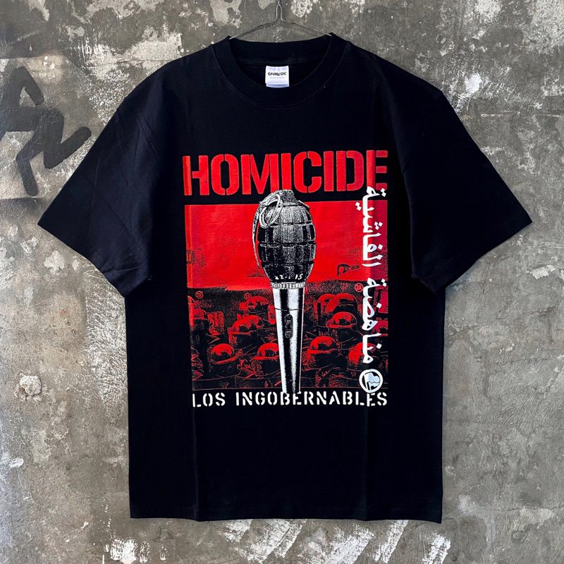 Jual Homicide - Microphone Red - Tshirt | Shopee Indonesia