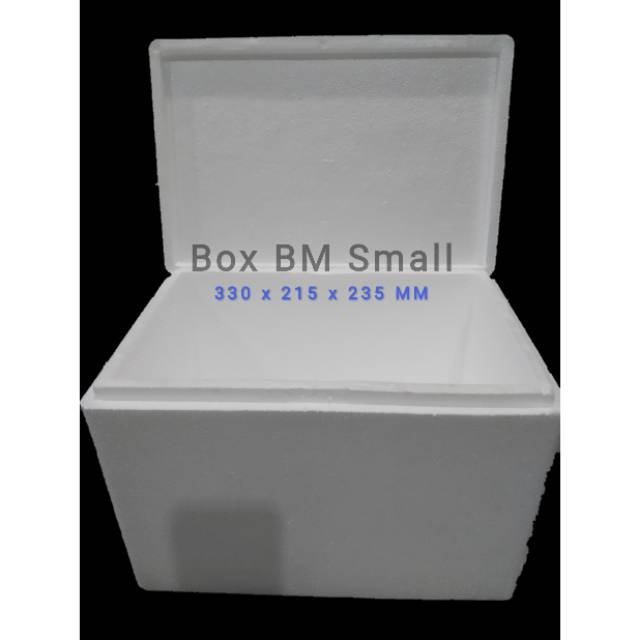 Jual STYROFOAM BOX 6 KG BM SMALL / Box BM UKURAN 33 X 22 X 24 CM / Box ...