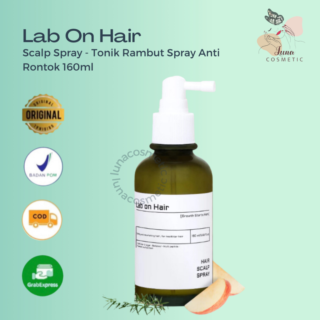 Jual Lab On Hair Scalp Spray - Tonik Rambut Spray Anti Rontok 160ml ...