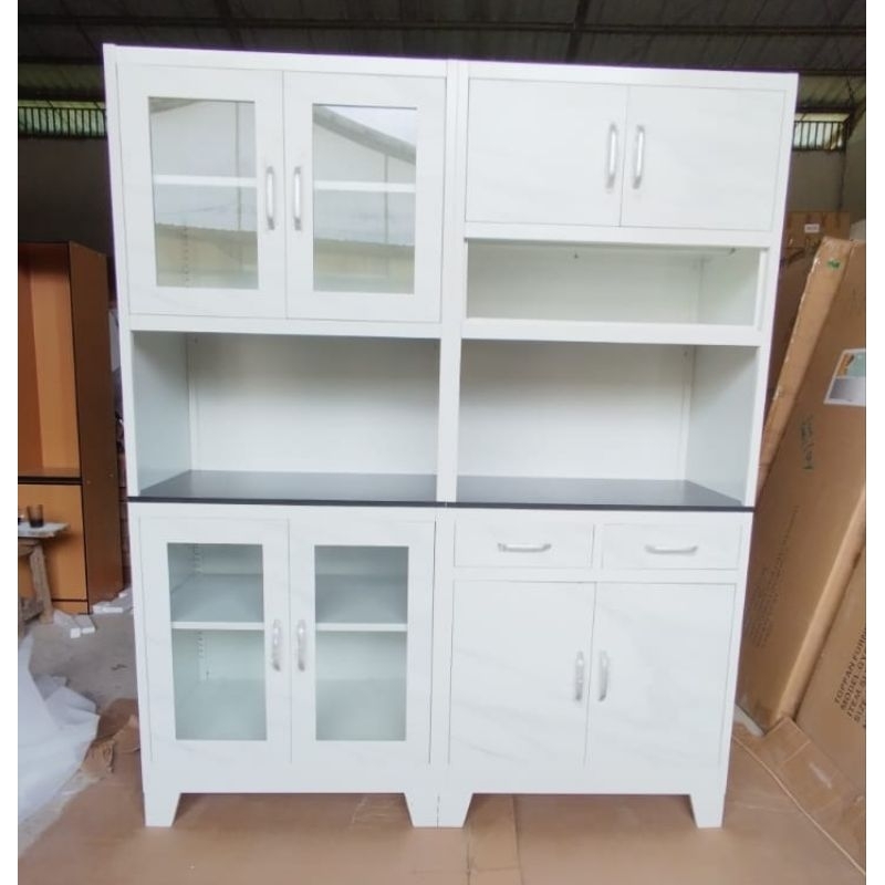 Jual KS Niuna 4D Lemari Dapur Kabinet Dapur Minimalis Putih Kuat Kokoh ...