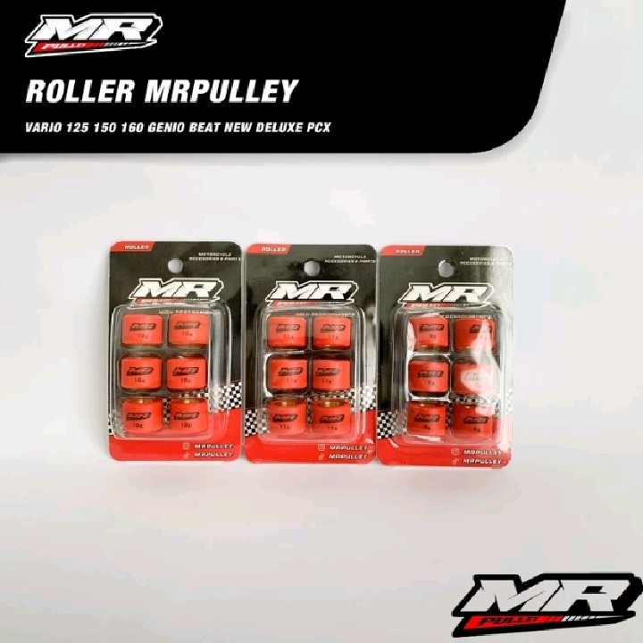 Jual Roller Racing MR Pulley Isi 3 pcs Roller Genio Vario 125 150 PCX ...