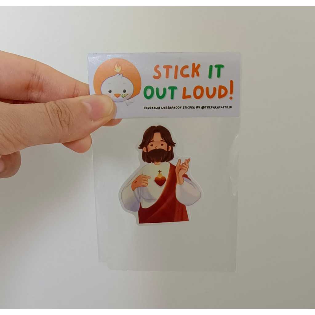 Jual Sticker Kristen Tahan Air - Jesus Christ - Yesus Kristus | Shopee ...