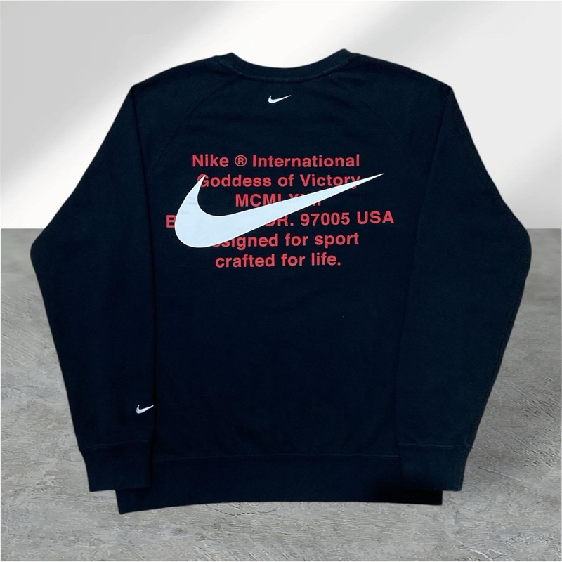 Nike sweater double swoosh sale