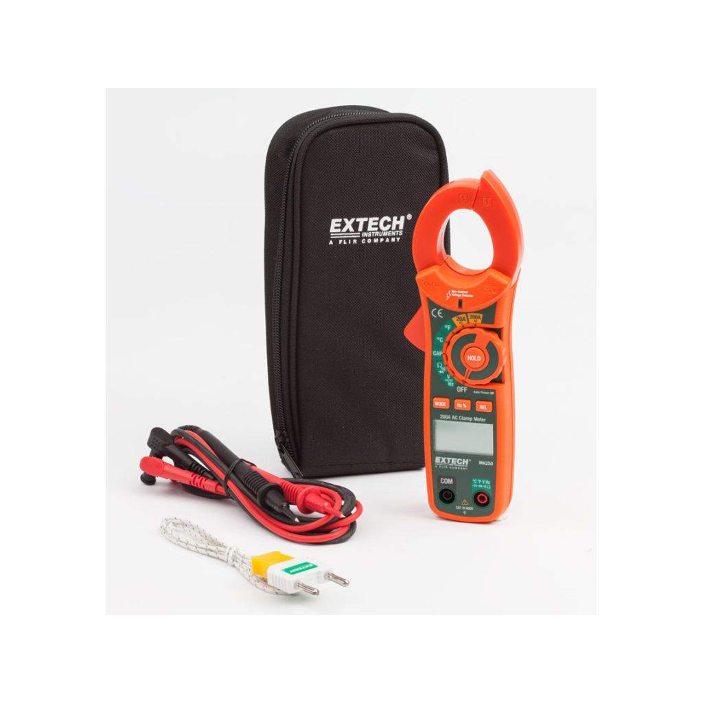 Jual Extech Clamp Meter AC 200A NCV MA250 | Shopee Indonesia