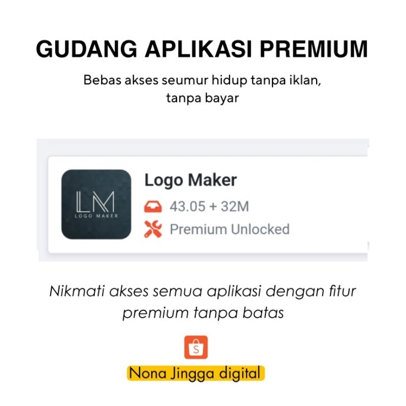 Jual LOGO MAKER PREMIUM/PRO/MOD | Shopee Indonesia