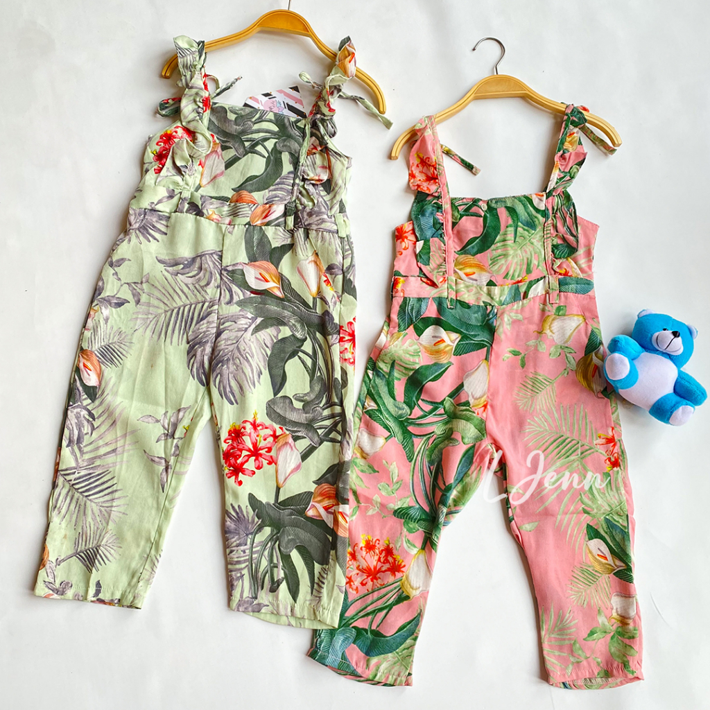 Jual Jumpsuit Baju Kodok Anak / Jumpsuit Bunga by Ljenn Shopee Indonesia