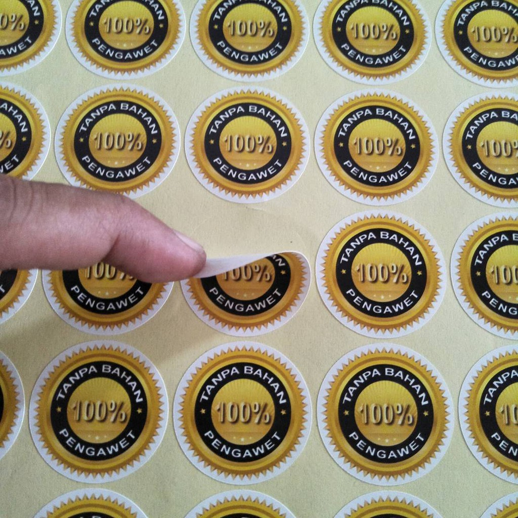 Jual Stiker Botol Minuman Cutting Setengah Putus Murah | Shopee Indonesia