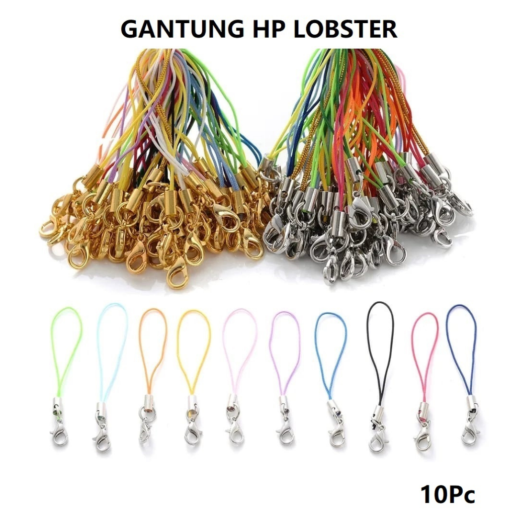 Cell Phone Lanyard Cords Strap Lariat Mobile Lobster Clasp DIY 10pc 20  Colors