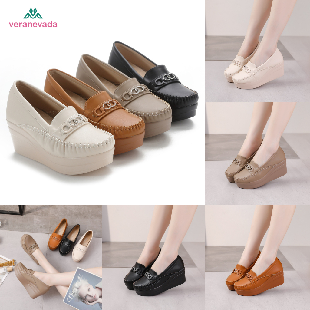 Jual Vera Nevada Sepatu Wedges Wanita Shoes VN1245 Shopee Indonesia