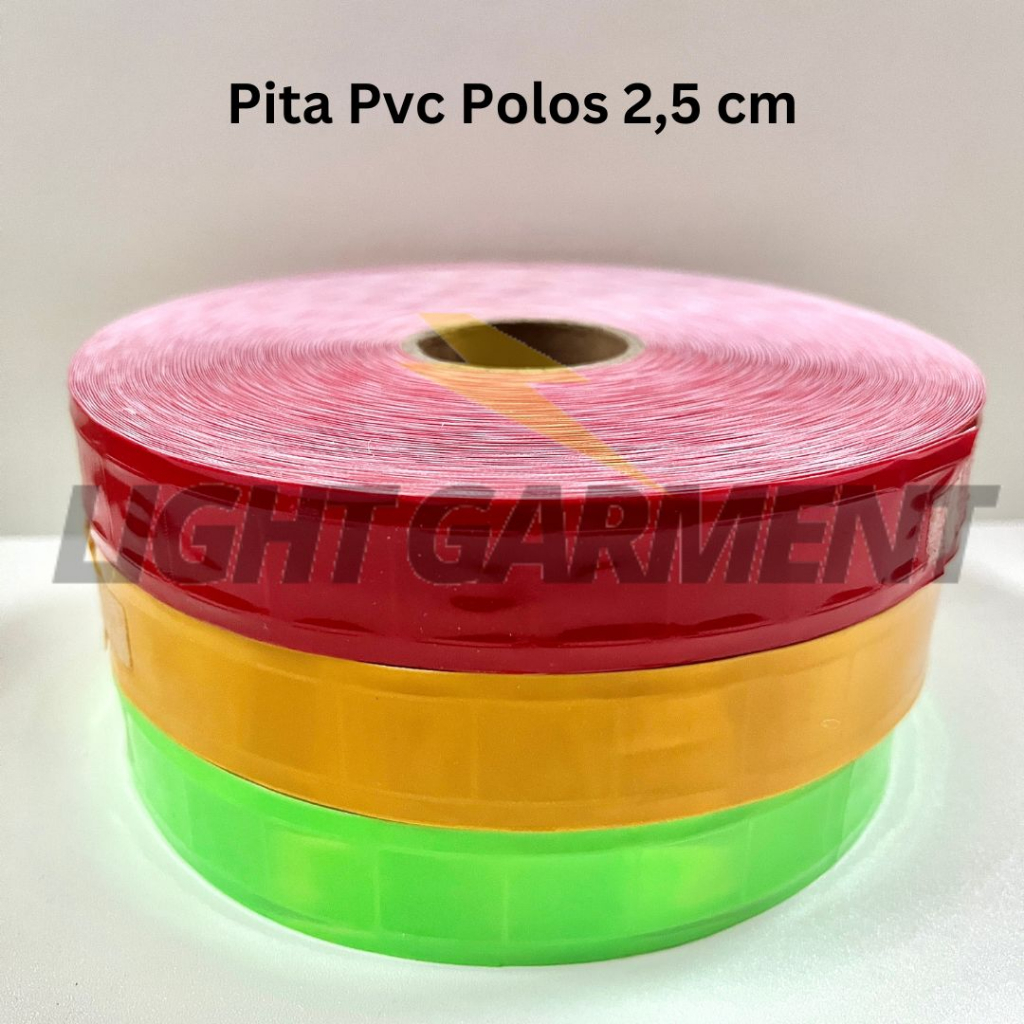Jual Pita Scotchlite Skotlet Scotlight PVC Reflektif 2,5cm per 1 Meter ...