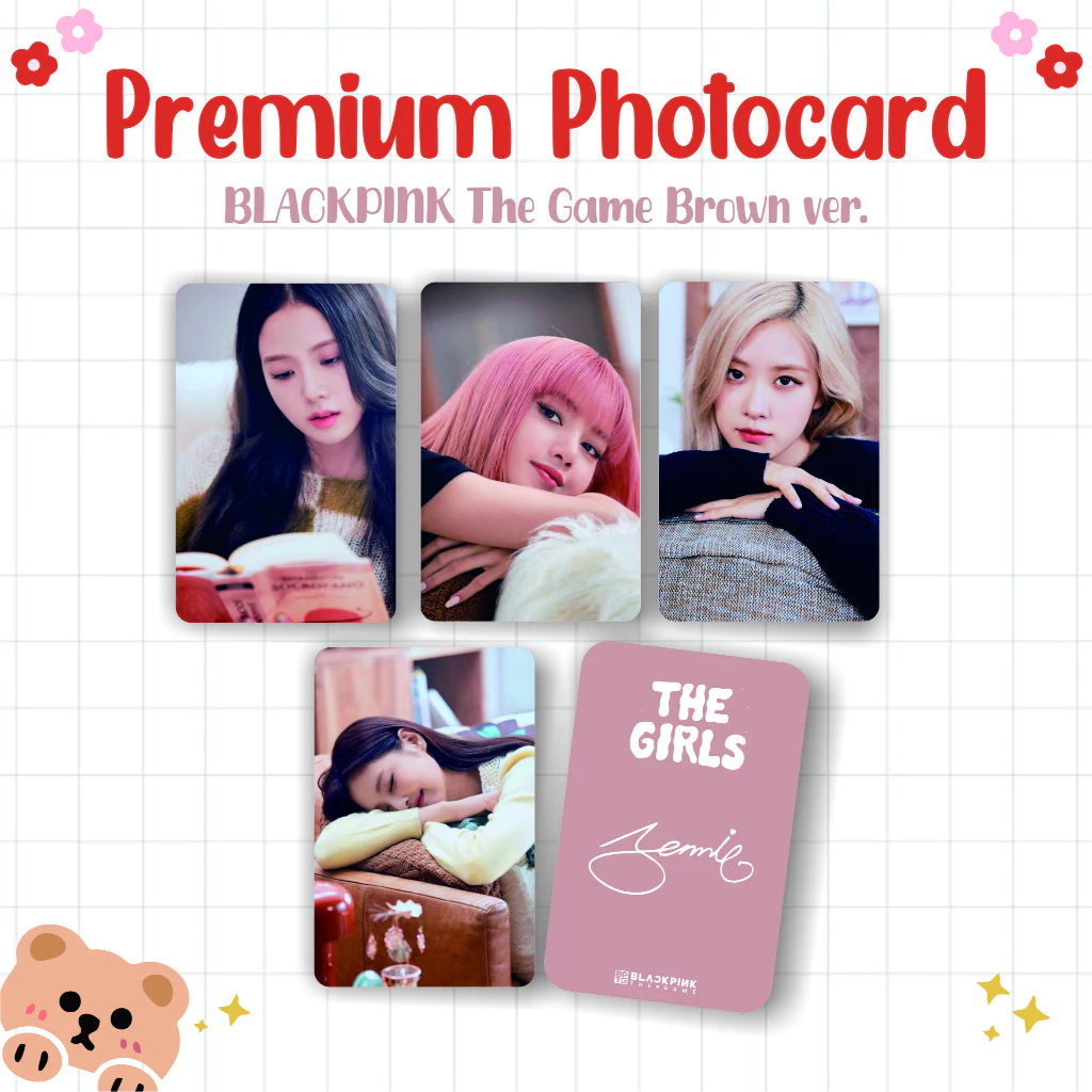 Photocard PC Premium Blackpink The Game dan The Girls