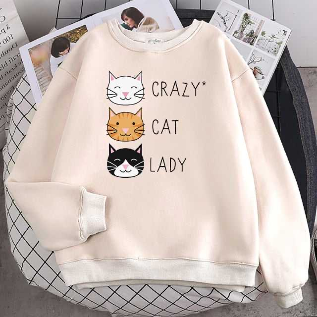 Crazy cat best sale lady sweater