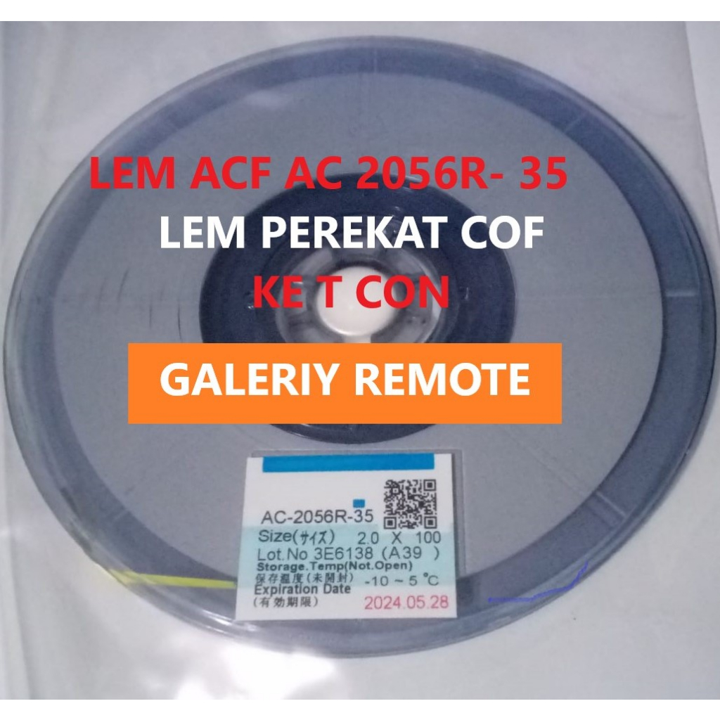 Jual lem konduktif - ACF ac 2056R-35 acf 2056 R 35 cof tab bonding ...