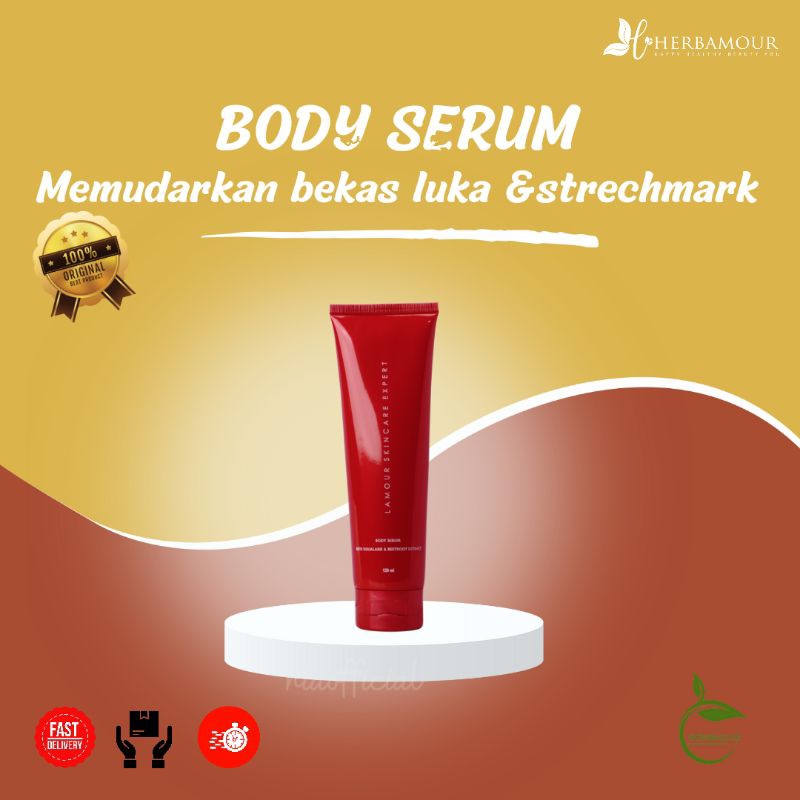 Jual LAMOUR BODY SERUM HAND BODY LOTION MENCERAHKAN MENGHILANG BEKAS