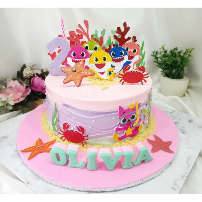 Jual kue ulang tahun baby shark | Shopee Indonesia