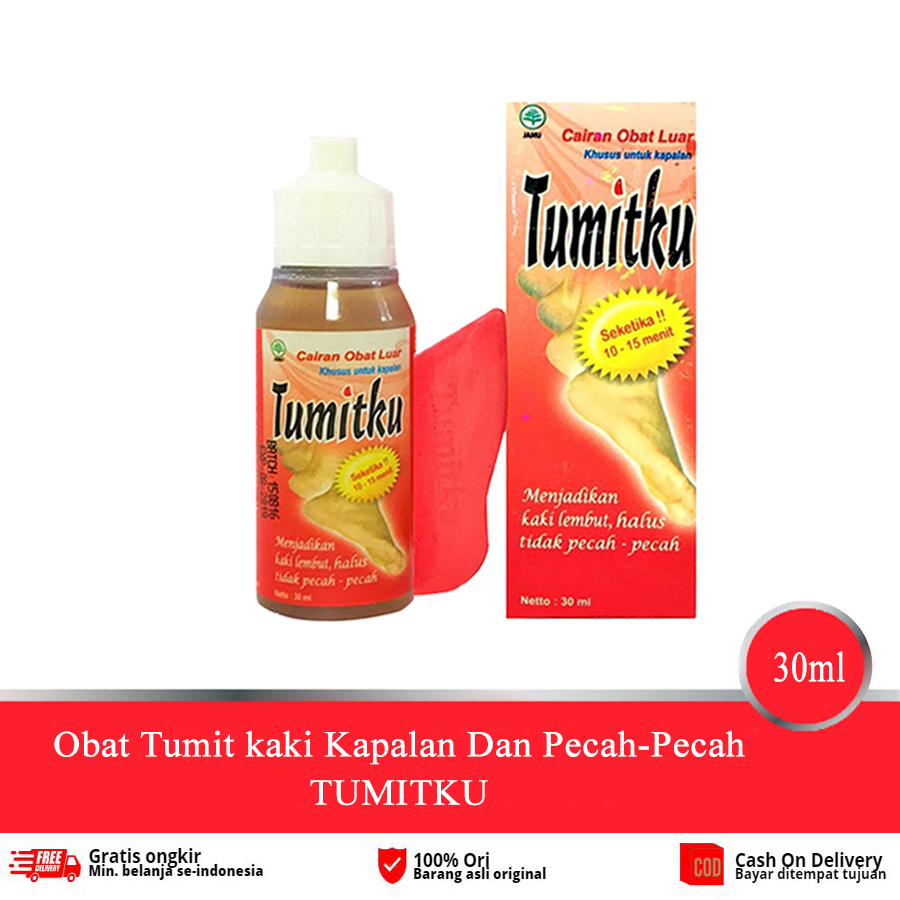 Jual Tumitku Obat Kaki Pecah Original Bpom Solusi Kaki Pecah Pecah Dan Kapalan Ukuran 30 Ml 1256