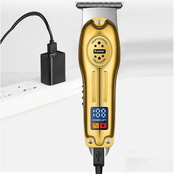 Mesin Cukur Rambut Pria Elektrik Kemei KM 678 Hair Clipper Profesional Rechargeable | AutoStock