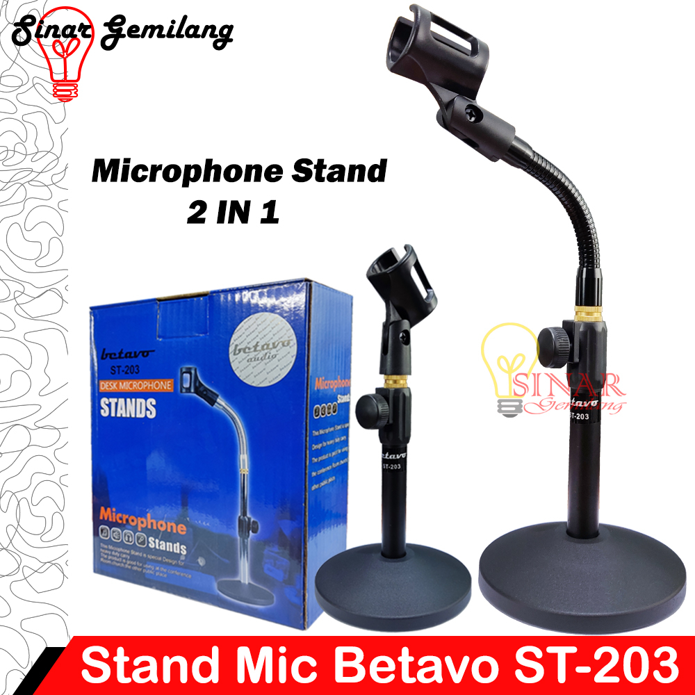 Jual Stand Mik Bodi Besi Betavo St Desk Stand Mic Mikropon Elastis Iron Shopee Indonesia