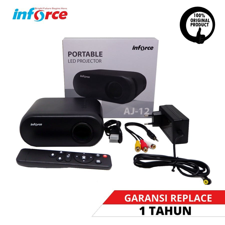 Jual LCD PROJECTOR INFORCE MINI AJ12 | Shopee Indonesia