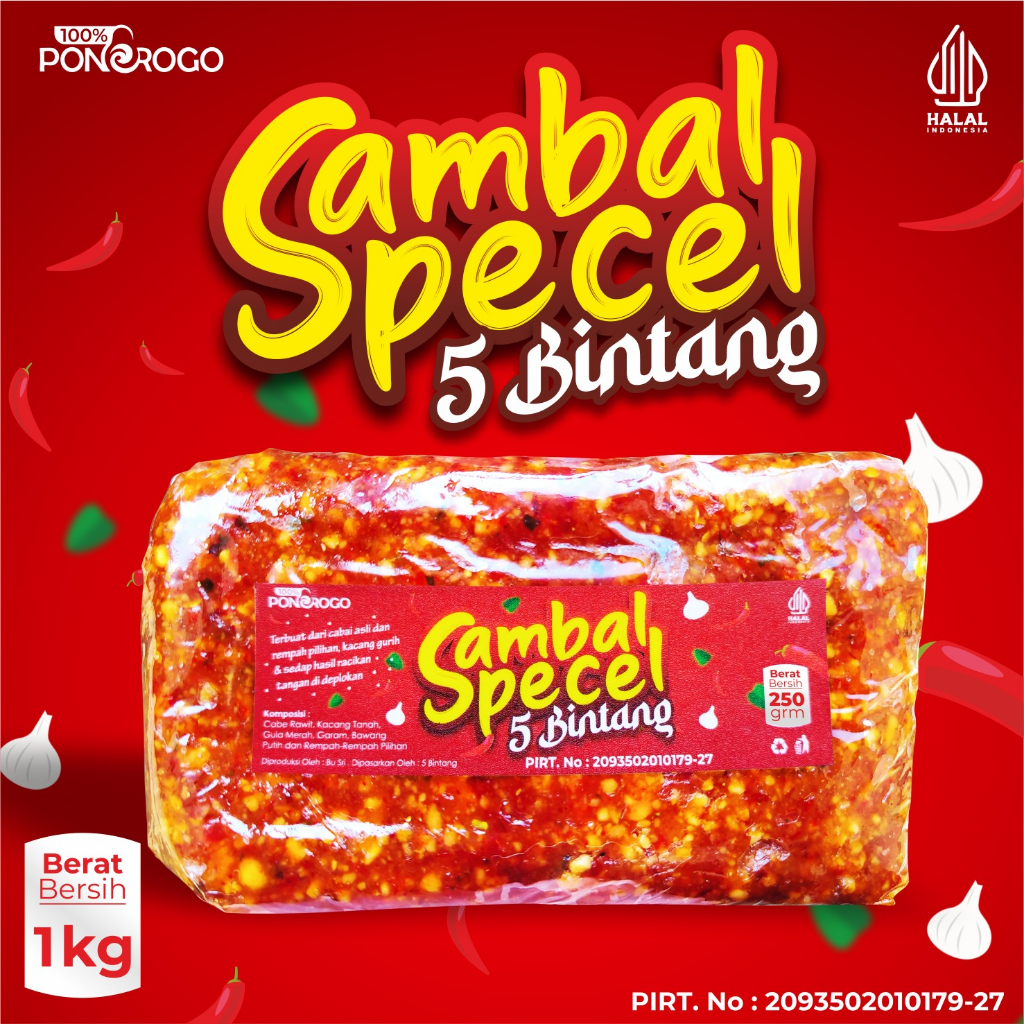 Jual Sambel Pecel Khas Madiun Sambel Pecel Madiun Sambal Bumbu Kacang