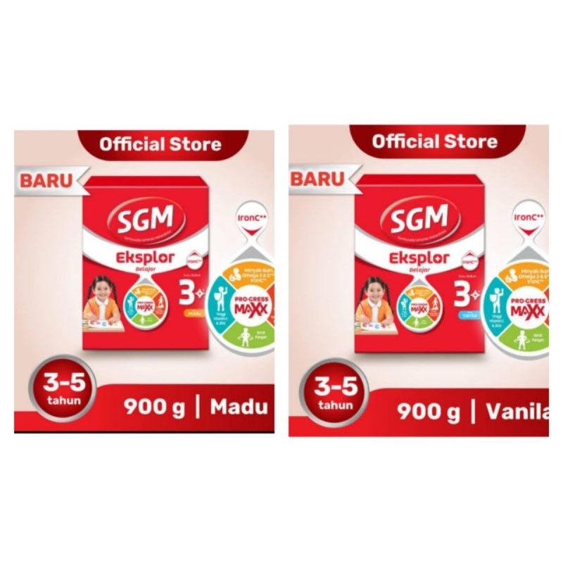 Jual SGM eksplor 3+ madu / vanila 900 gram | Shopee Indonesia