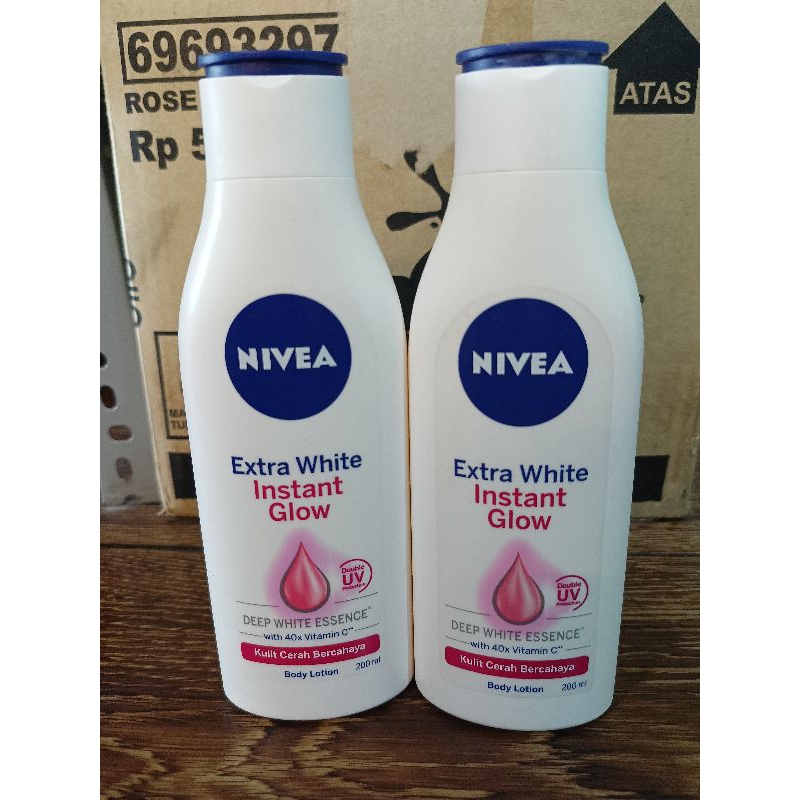 Jual Nivea Body Lotion Extra White Instant Glow 200ml Shopee Indonesia