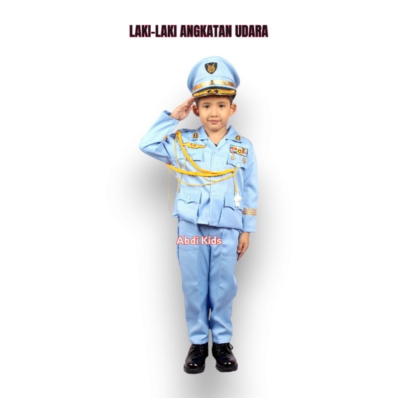 Jual Baju Profesi TNI AU Anak / Baju Kostum Anak / Baju Tentara ...