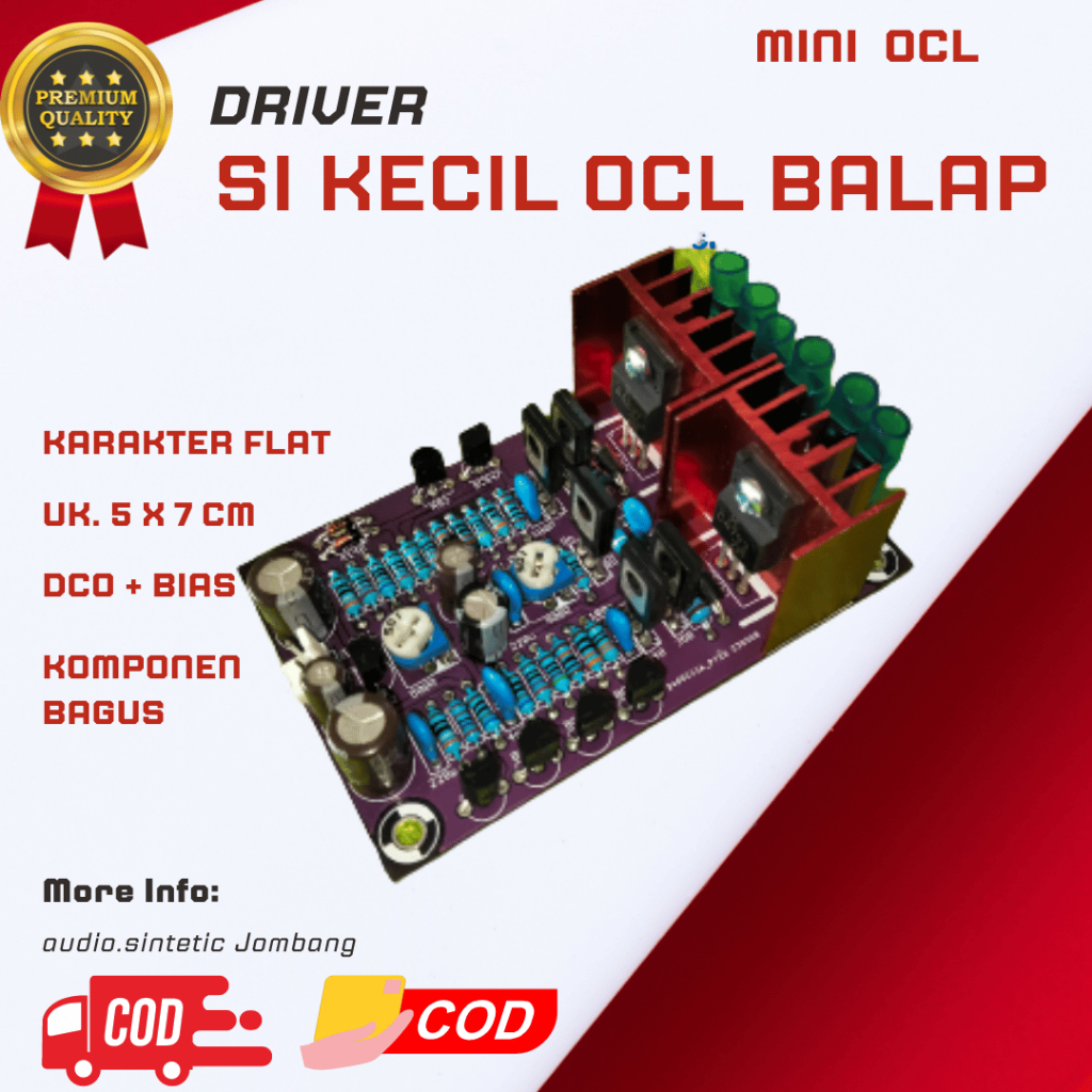 Jual Driver Power Ocl MIni Balap || Karakter Flat || Komponen Bagus