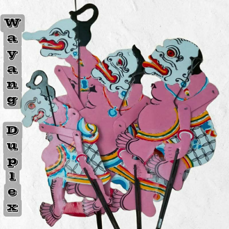 Jual Wayang Kulit Punokawan Pink Semar Gareng Petruk Bagong Shopee