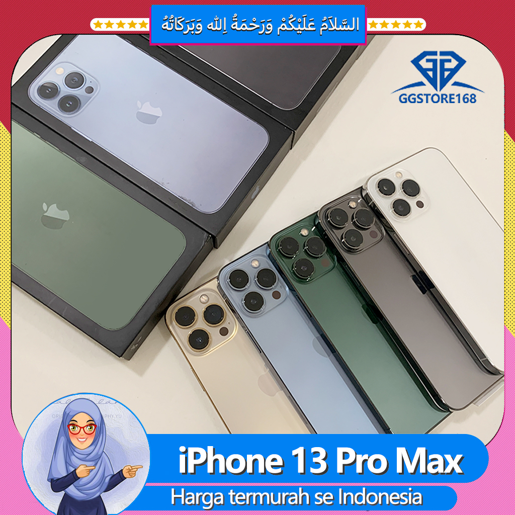 Jual iPhone 13 Pro Max Second Original 1TB 512GB 256GB 128GB Bekas