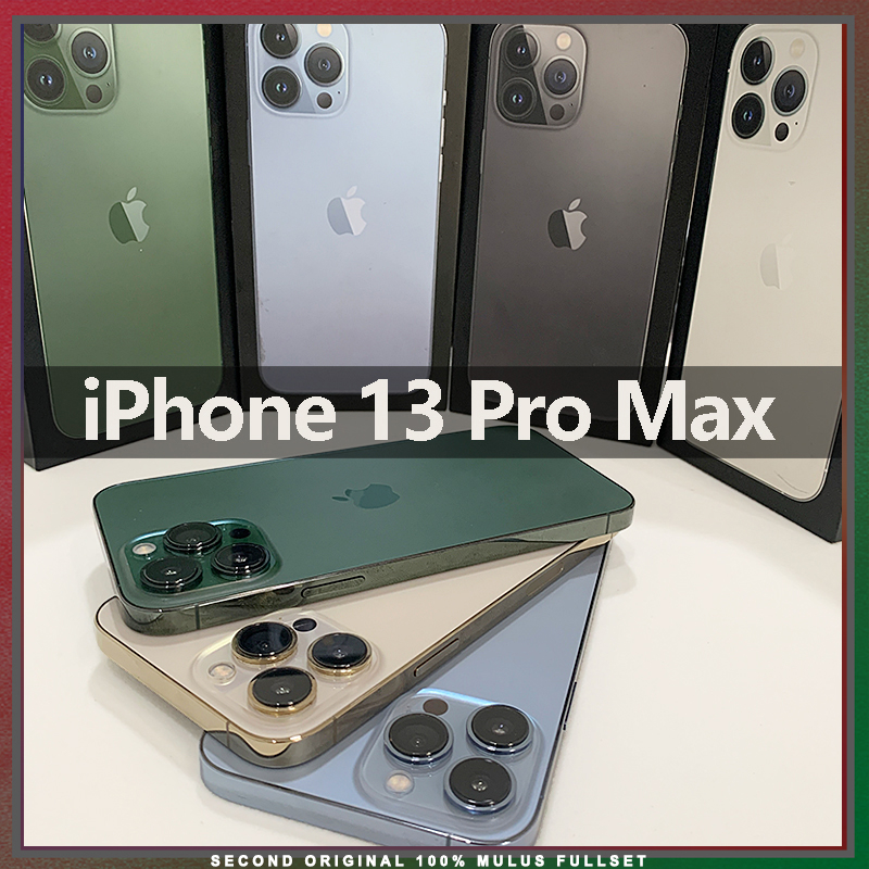 Jual iPhone 13 Pro Max Second Original 1TB 512GB 256GB 128GB Bekas