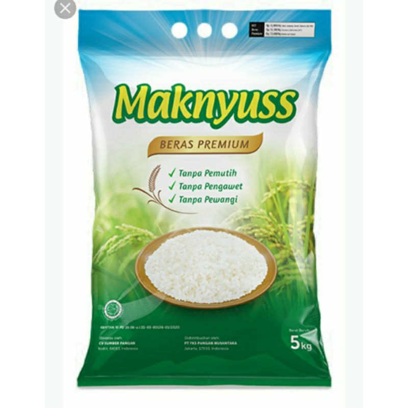 Jual Beras Manyuss 5 Kg | Shopee Indonesia