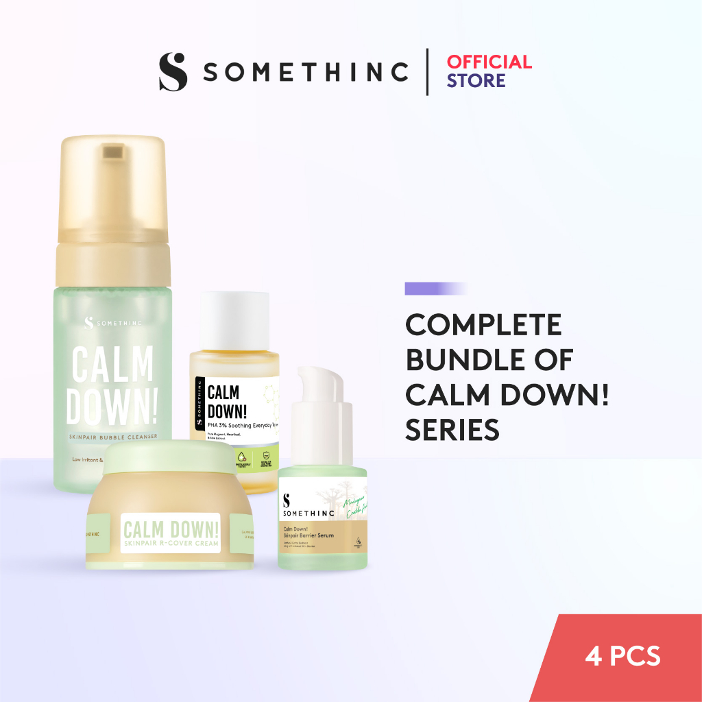 Jual SOMETHINC [4 PCS] Paket Lengkap Calm Down Series (Calm Down